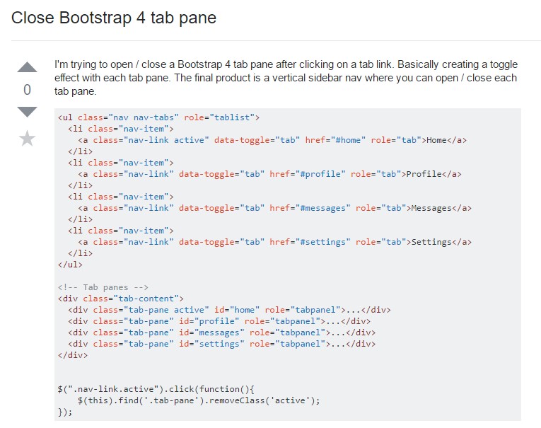  Ways to  shut Bootstrap 4 tab pane