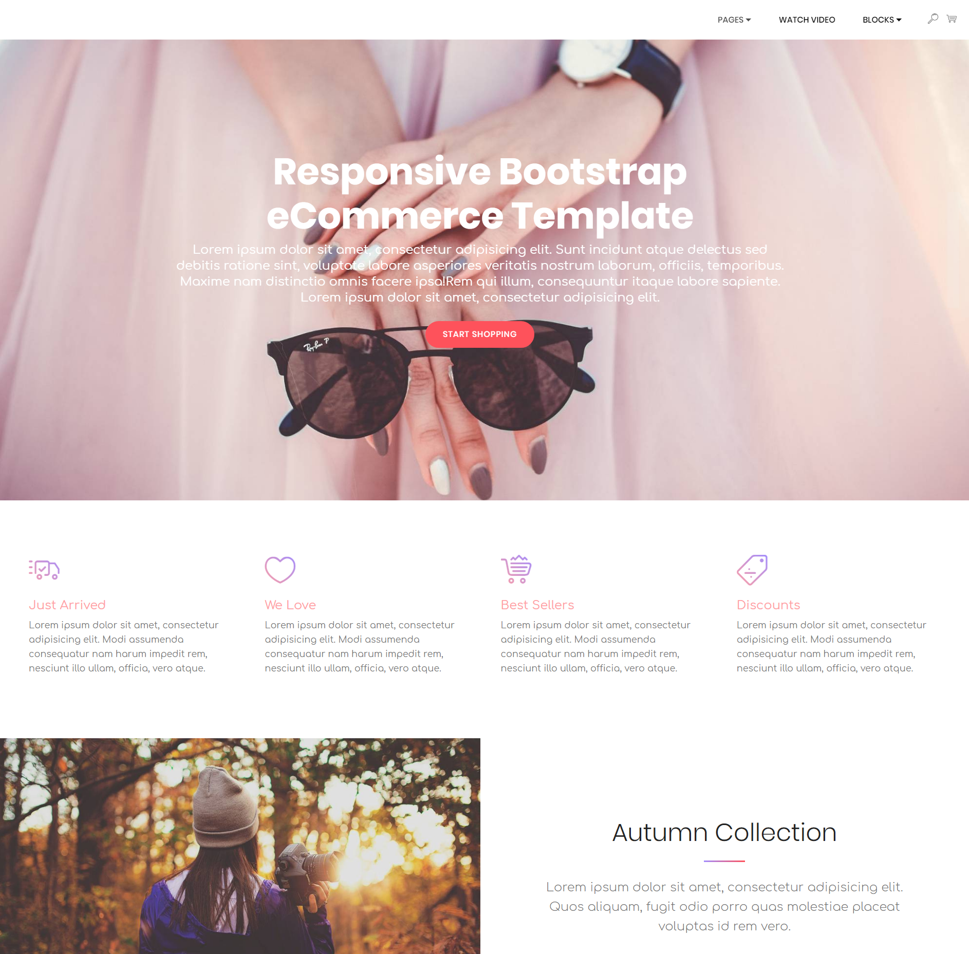 Free Download Bootstrap Responsive eCommerce Themes