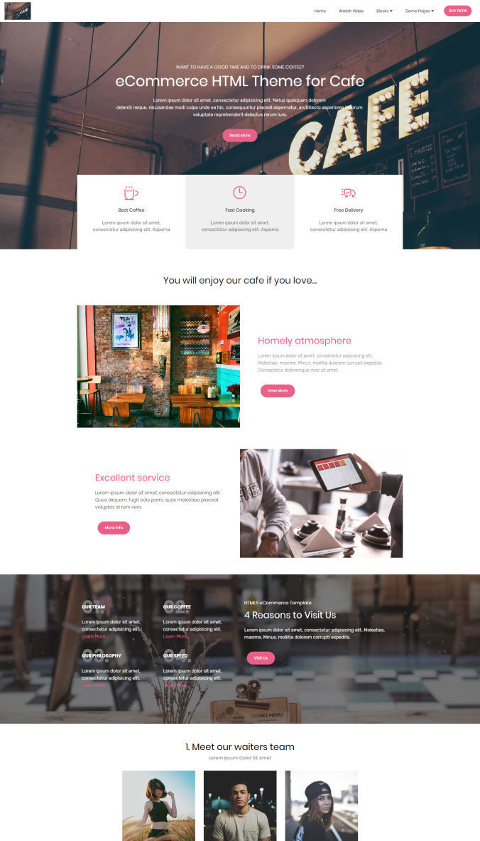 HTML Grocery Template