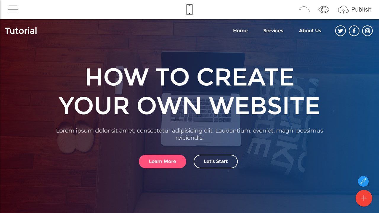 how to build your own website